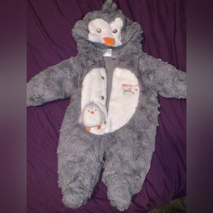 Newborn fur koala bear snow suit.